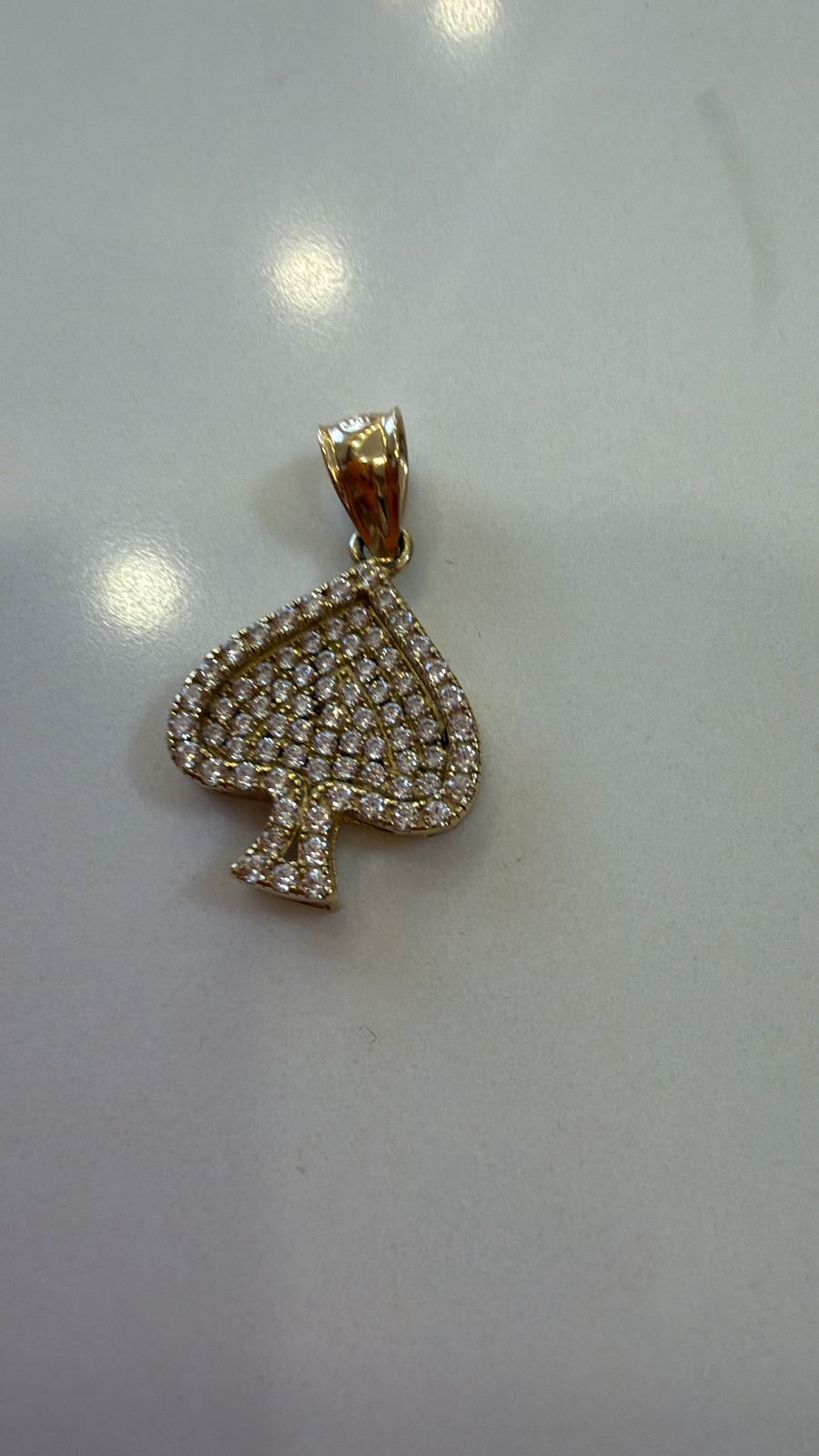 DIJE AZ CORAZON 14K 2.3GR